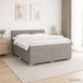 Maison Exclusive - Lit boxspring avec matelas Taupe 160 x 200 cm Tissu
