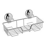 Gedy - PORTE OBJETS/EPONGES EN FIL CHROME