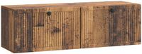 vidaXL Wandmontage TV-kast Oud hout 98 x 31 x 30 cm Bewerkt hout