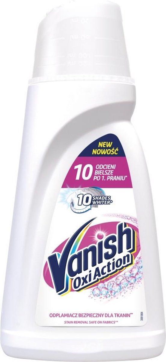 Vanish Oxi Action vlekkenverwijderaar voor witte vloeibare stoffen 1l