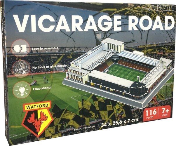 Kick Off Games Watford - Vicarage Road 3D Puzzel (116 stukjes)