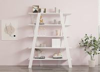 Hanah Home Scandinavische stijl boekenplank, wit, 120 x 150 x 25 cm