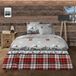 Chalet Housse de couette, 100% Coton, 57 fils, 220x240 cm