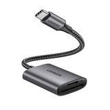 Ugreen 80888 geheugenkaartlezer USB 3.2 Gen 1 (3.1 Gen 1) Type-C Zwart, Metallic