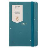 Busy B Zakdagboek van januari tot december 2024 - Pine - weekplanner met notities