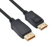 Roline DisplayPort-kabel, v2.1, 10K, DP M - M, zwart, 1 m