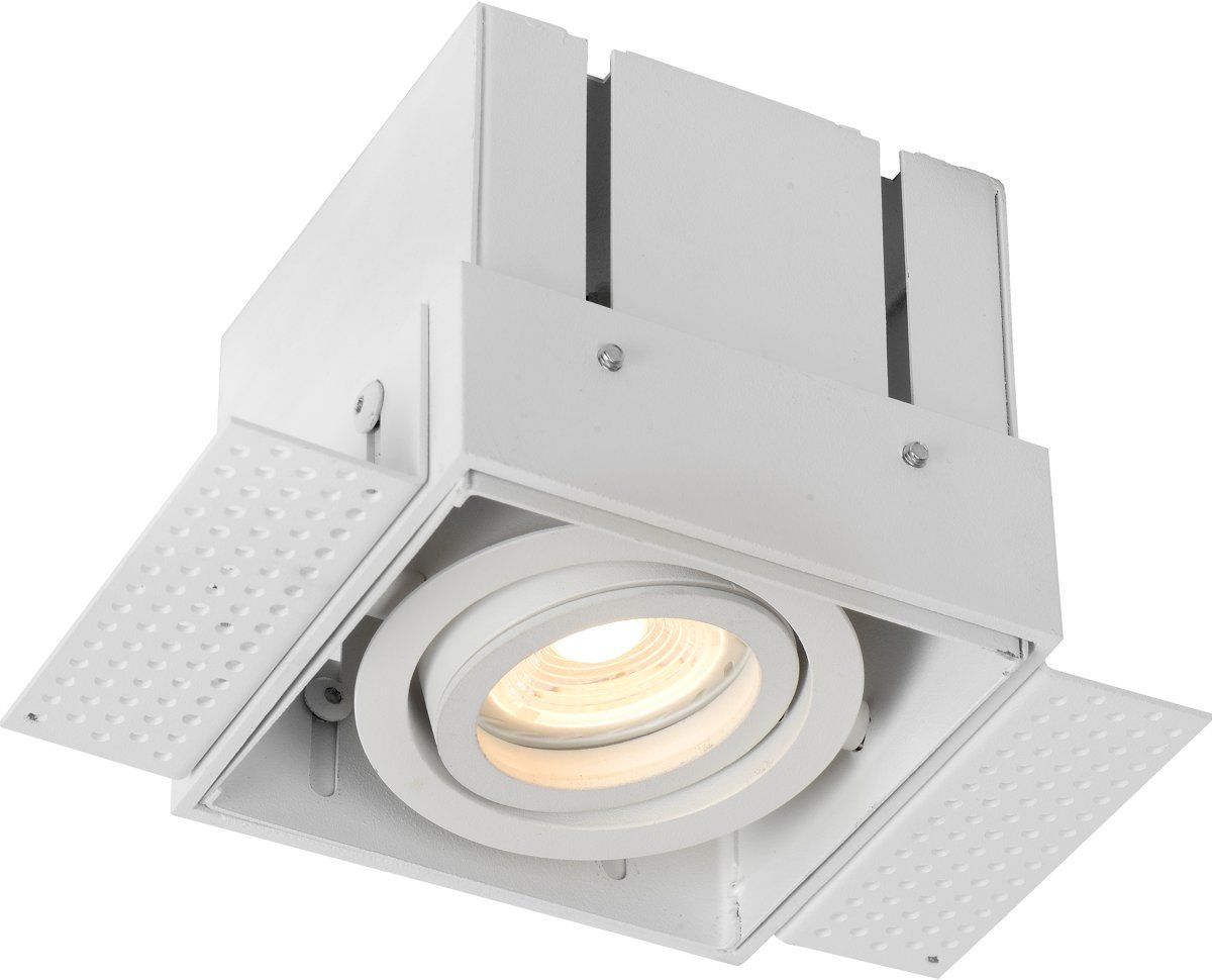 Lucide TRIMLESS Inbouwspot - GU10 - Wit - Aluminium