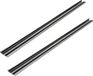Fixman Tochtstrip - 2x - tochtwering - zilver - aluminium - 91 x 6,2 cm - deur tochtstopper
