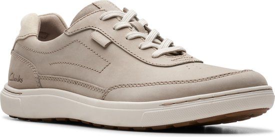 Clarks Mapstone Trail Veterschoen Grijs Leer Maat 40