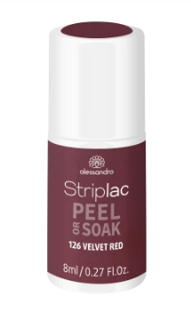 Alessandro Striplac Peel or Soak Velvet Red