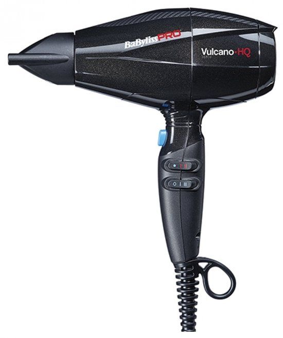 BaByliss Pro Vulcano HQ Ionic Hair Dryer - 2400W - Black