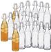Alessandro Beugelflessen / weckflessen Linea - glas - 12 stuks - waterdicht - 1 liter