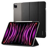 Spigen Liquid Air Folio Hoes Compatibel met iPad Pro 11 Inch Generatie 4 2022 | 3 2021 met Apple Pencil (2e Ceneratie) Houder - Zwart