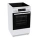 Gorenje GECS5C70WA Cuisinière sur pied Électrique Vitrocéramique Blanc