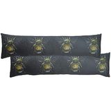 Evans Lichfield Gold Bee Diepgang Excluder, Donkergrijs, 92 x 23cm
