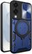 Techsuit Hoesje geschikt voor Samsung Galaxy S25 Edge - CamGuard Pro Back Cover - Blauw