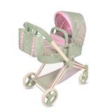 DeCuevas 81768 3x1 opvouwbare poppenwagen met tas Botanic