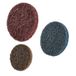 Sait 61002 Lock QSCM Surface-conditioning-schijven, R, zeer fijn, A, 38 mm diameter, 50 stuks
