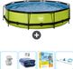 EXIT Rond Lime Frame Zwembad - 360 x 76 cm