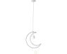 Brilliant Romm 3-vlams houten hanglamp / zwart