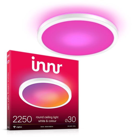 Innr Smart Plafondlamp - Zigbee - 30cm - 2250 Lumen - Wit & Kleur