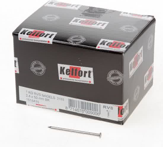 Kelfort Draadnagels RVS A2 bolkop 2.4x50mm