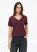 s.Oliver Bordeaux T-shirt met ronde hals voor dames, maat 46