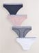 Next - Dames - Set van 4 katoenen Braziliaanse slips met logo - Roze