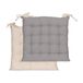 Atout Ciel stoelkussen vierkant tweekleurig 40 x 40 cm, beige