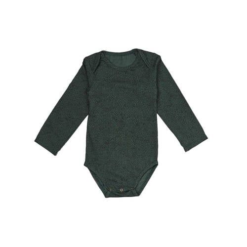 WildWood romper met stip print donkergroen