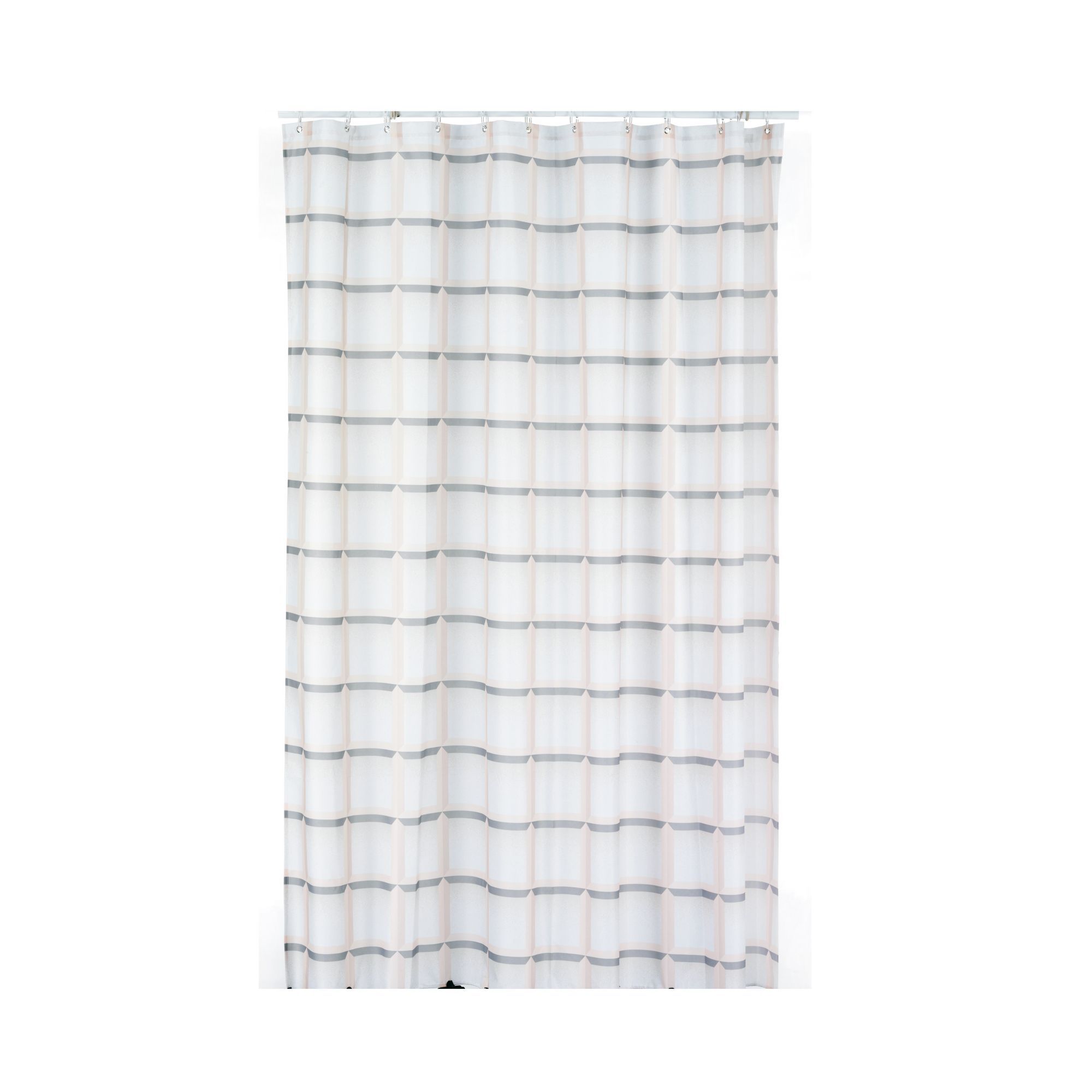 Kela Douchegordijn - beige - polyester - 200 cm