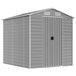 VidaXL Tuinschuur Lichtgrijs 191x215x198 cm Gegalvaniseerd Staal