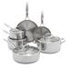 GreenPan Valencia Pro Tri-Ply 10-delig roestvrij stalen kookgerei set