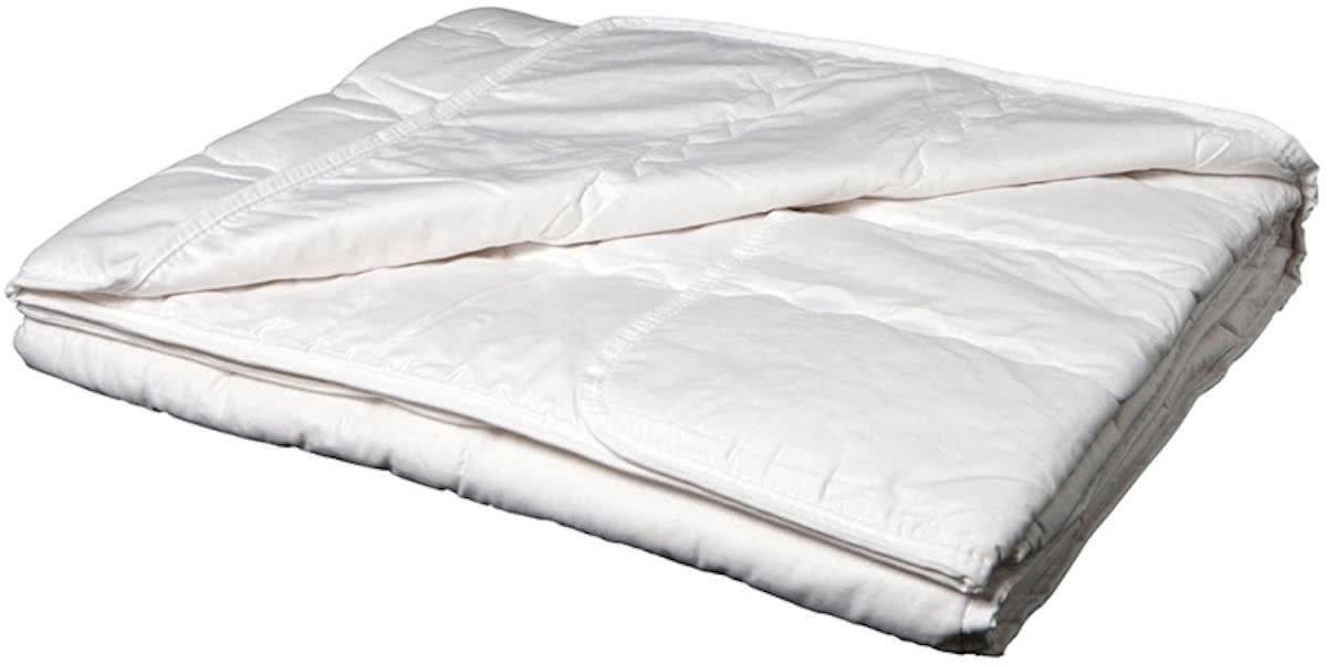 iSleep Cotton Washable Zomerdekbed - 100% Katoen - Eenpersoons - 140x220 cm - Wit