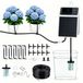 Irrigatiesysteem kit d'irrigation goutte à goutte - Minuterie - 10 goutteurs - Solaire