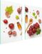 TMK ArtDeko Planche à découper en verre 65x52 cm design fruit