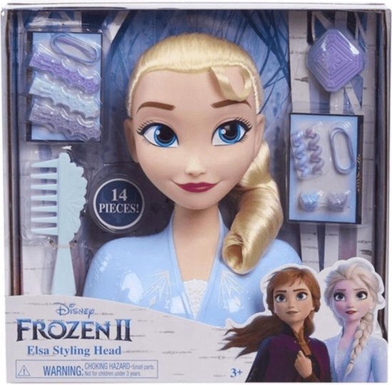 Just Play Stylingkop Elsa Frozen II 26 cm Met Accessoires