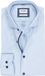 OLYMP Level 5 body fit overhemd - mouwlengte 7 - twill - lichtblauw - Strijkvriendelijk - Boordmaat: 38