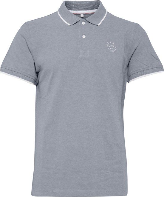 Blend BHNATE Poloshirt Men - Denim Blue - Size XL