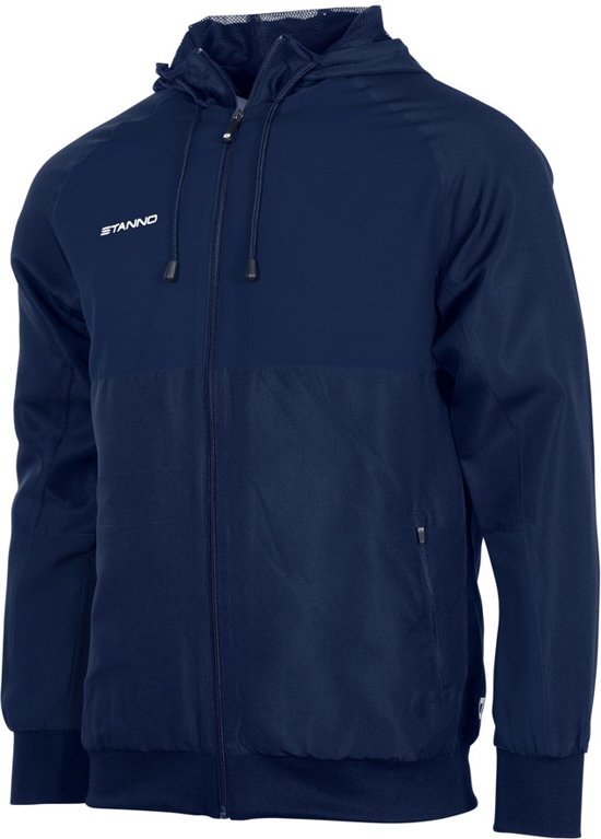 Stanno Centro Hooded Micro Jacket Sportjas Heren - Navy