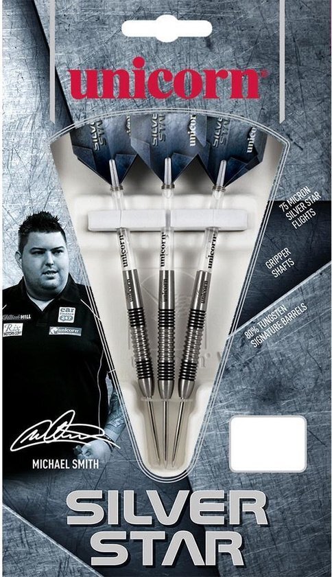 Unicorn Silverstar Michael Smith 80% - Dartpijlen