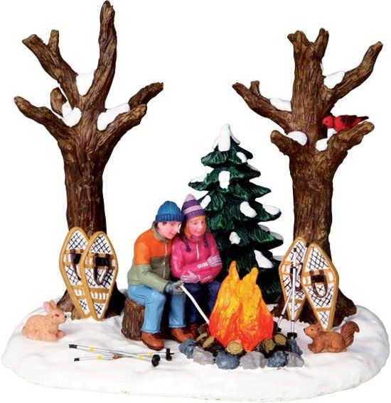 Lemax - Staying Warm - Kersthuisjes & Kerstdorpen - PVC - 14.5 x 11 x 12.5 cm - 430 g - 0728162042248