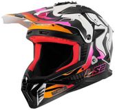 LS2 MX708 Fast II Wash Wit Offroad Helm - Helm