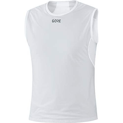 Gore Wear M GORE WINDSTOPPER Base Layer Mouwloos shirt heren lichtgrijs/wit XL - 100025