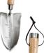 Kent & Stowe Multifunctionele handschep - roestvrijstalen plantenschep met ashandvat, lengte 32cm
