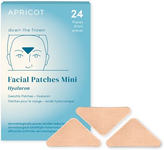 Apricot Facial Patches Hyaluron Mini Pack – Down the Frown - 24x