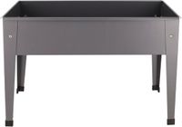 Esschert Design bac à jardiner surélevé métal anthracite S