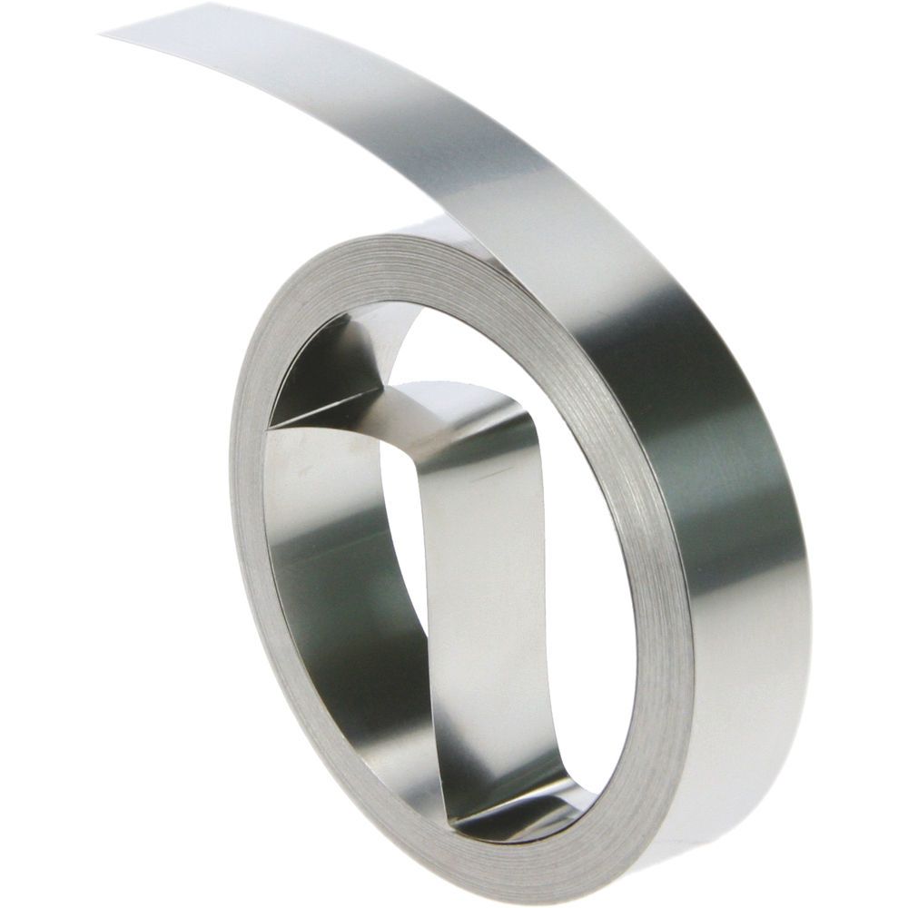 DYMO Industrial Embossing Tape - 12mm x 4.8m - Aluminum - Grey
