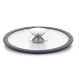 Berndes 007580 glazen deksel met zwarte siliconen rand 20 cm