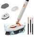 Deluxe brosse de nettoyage de douche avec manche amovible